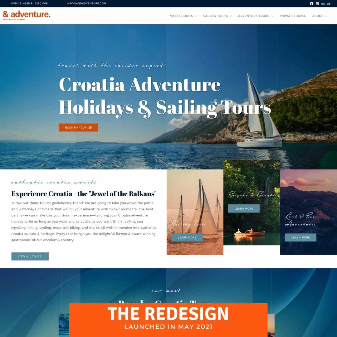 AndAdventure Website Redesign Success Story