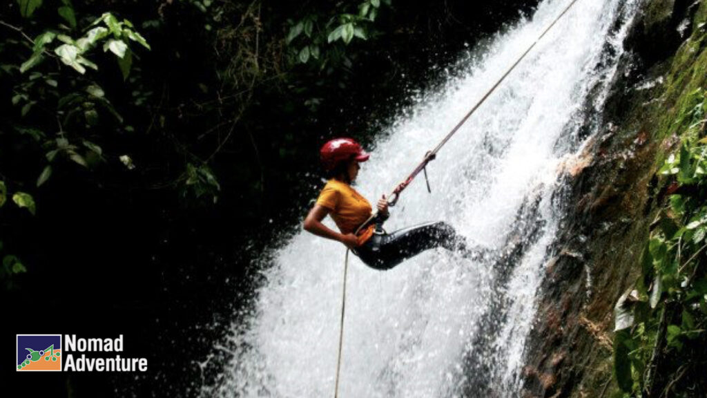 Abseil Down A Waterfall