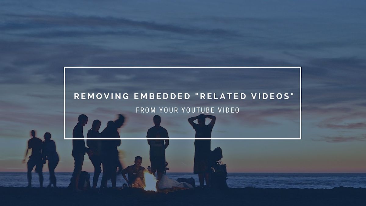 remove embedded related videos from youtube video
